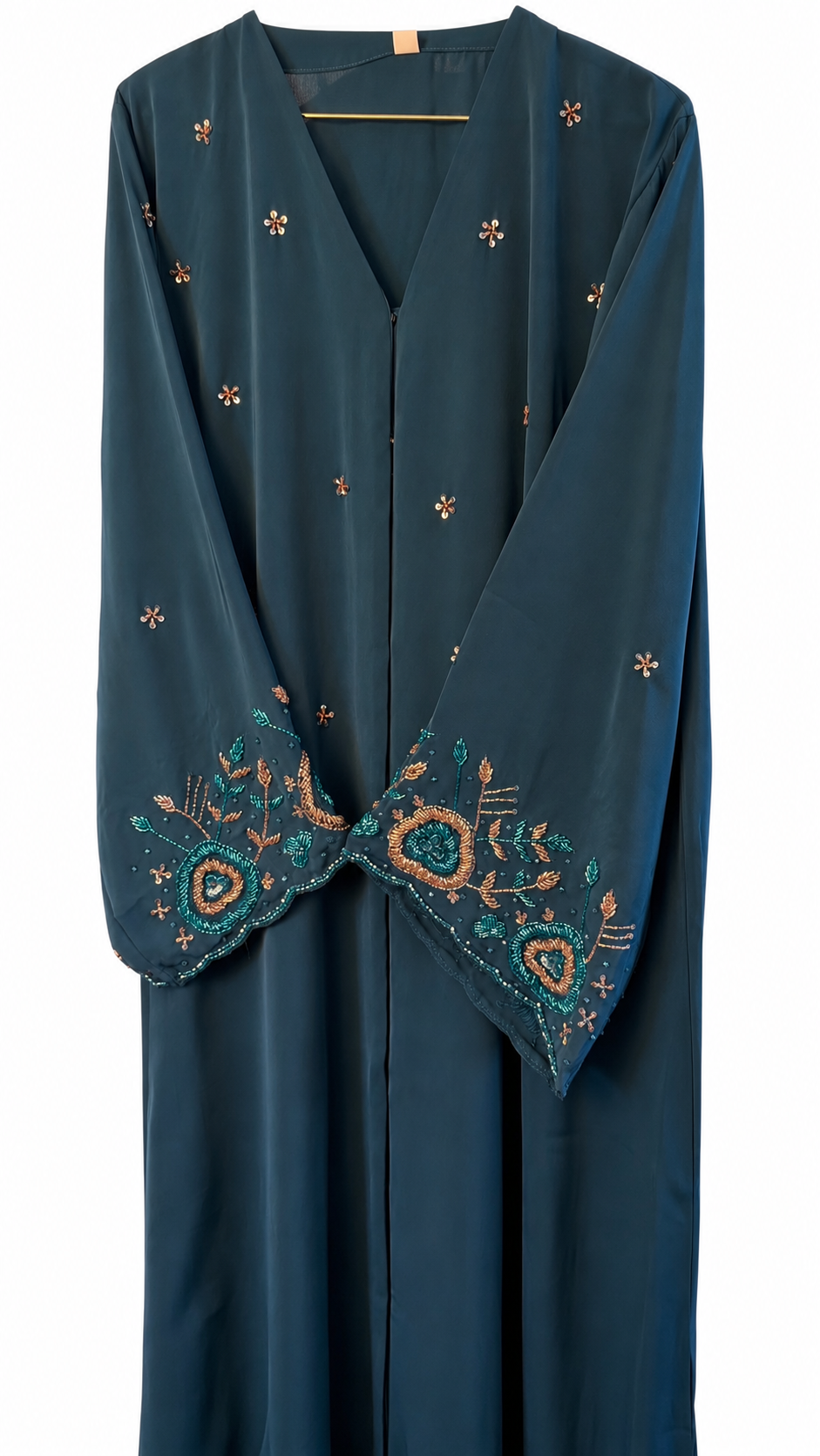 Abaya Teal Blossom